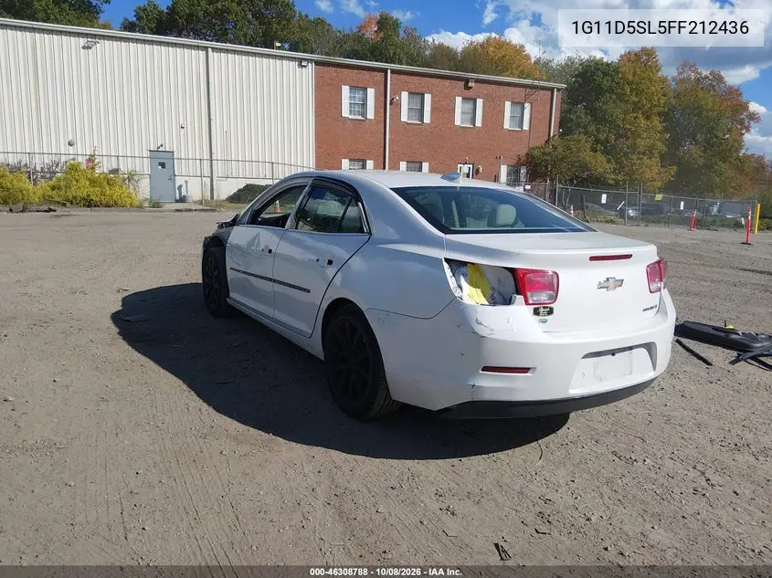 2015 CHEVROLET MALIBU VIN 1G11D5SL5FF212436 — фото 3