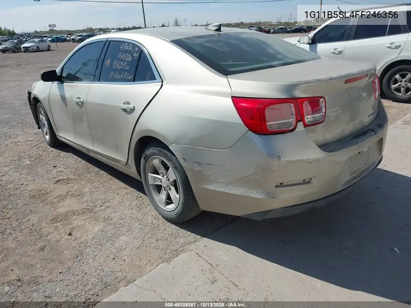 2015 CHEVROLET MALIBU VIN 1G11B5SL4FF246356 — фото 3
