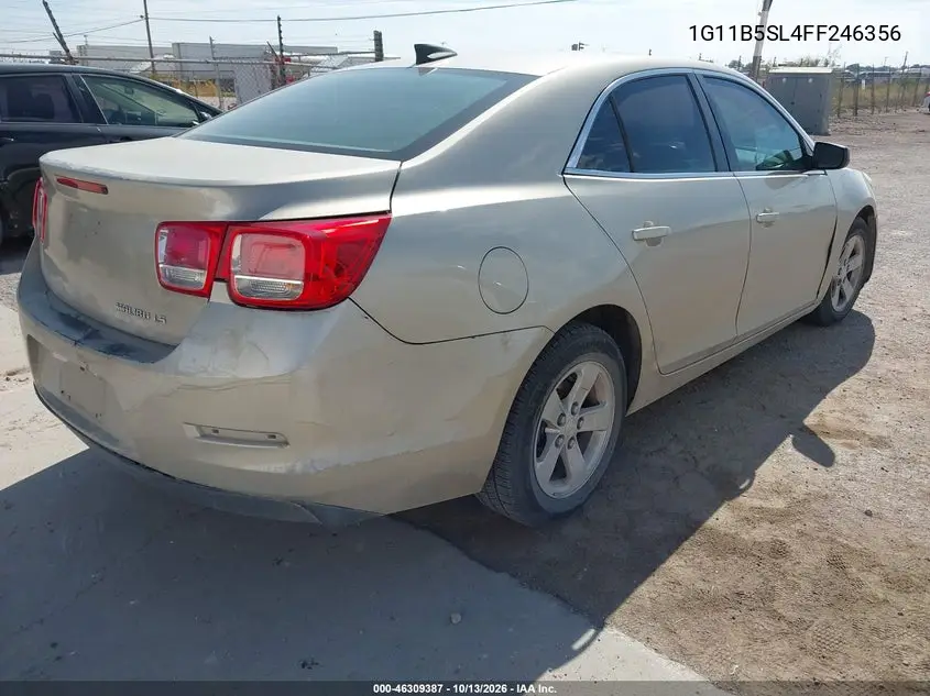 2015 CHEVROLET MALIBU VIN 1G11B5SL4FF246356 — фото 4