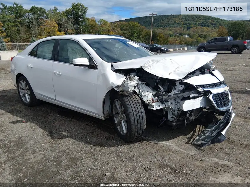 CHEVROLET MALIBU 2015, VIN 1G11D5SL7FF173185