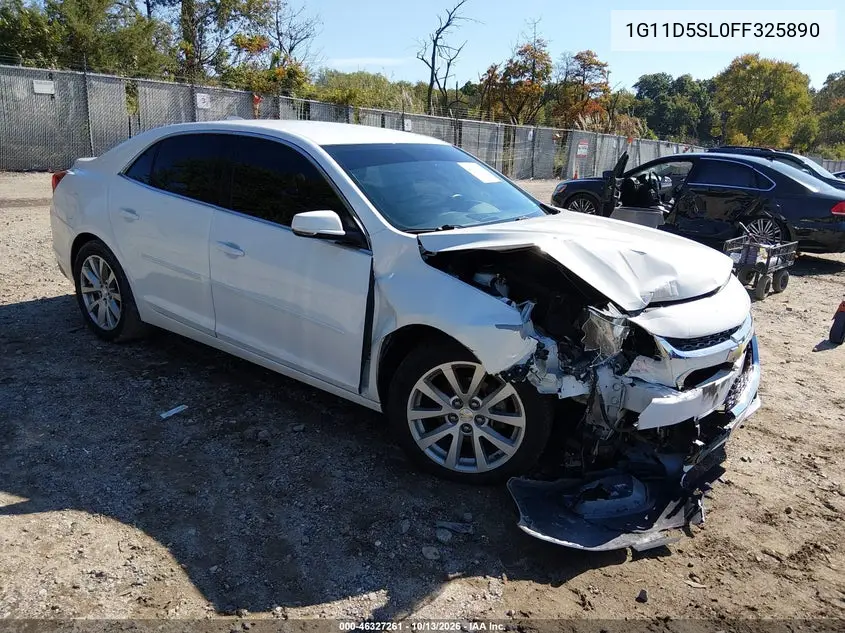 CHEVROLET MALIBU 2015, VIN 1G11D5SL0FF325890