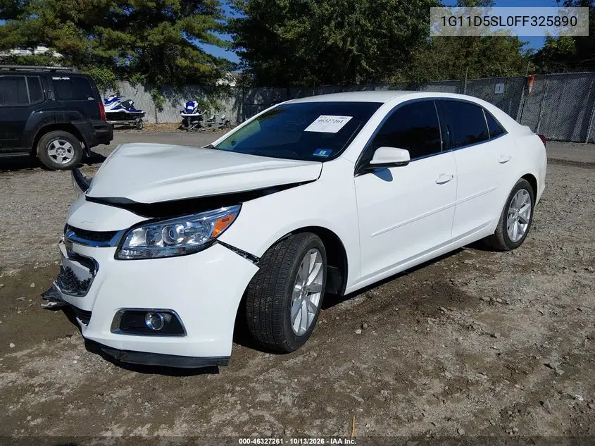 2015 CHEVROLET MALIBU VIN 1G11D5SL0FF325890 — фото 2