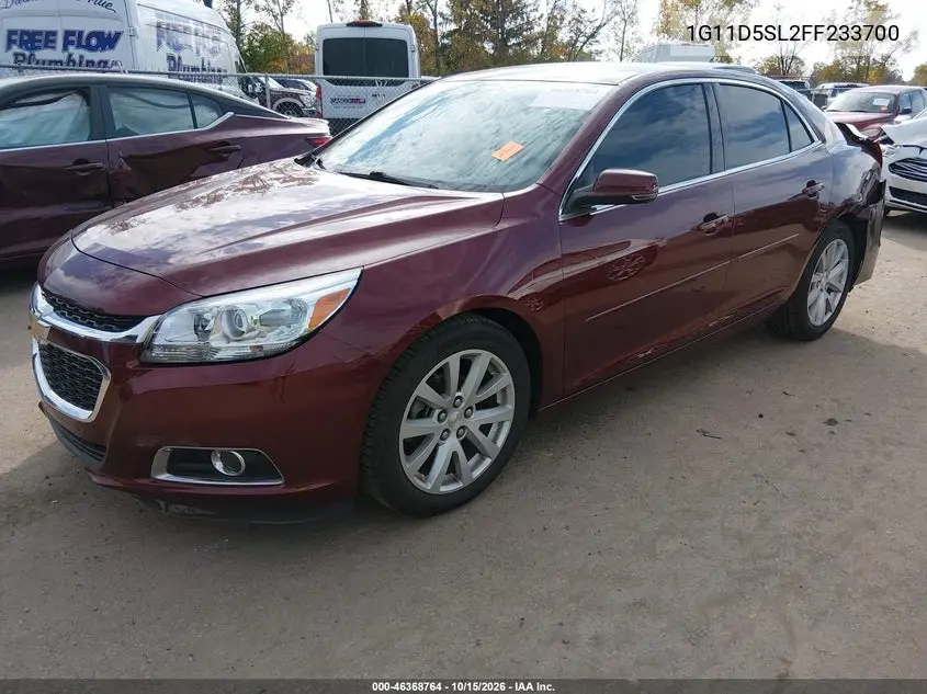 2015 CHEVROLET MALIBU VIN 1G11D5SL2FF233700 — фото 2
