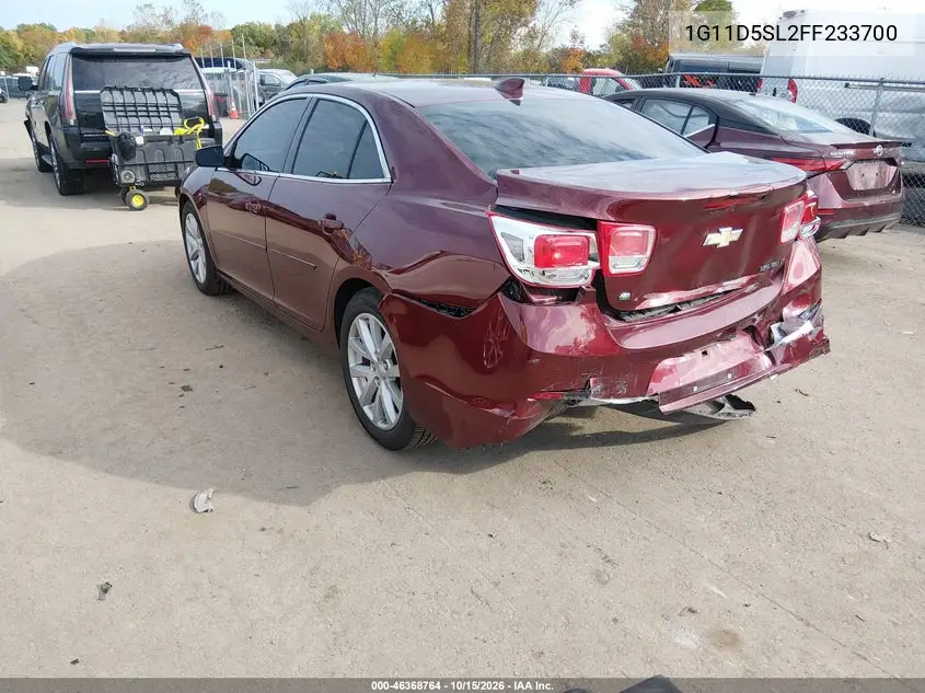 2015 CHEVROLET MALIBU VIN 1G11D5SL2FF233700 — фото 3