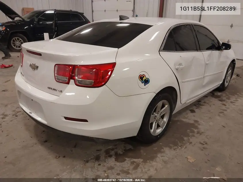 2015 CHEVROLET MALIBU VIN 1G11B5SL1FF208289 — фото 4