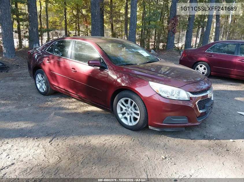 CHEVROLET MALIBU 2015, VIN 1G11C5SLXFF241689
