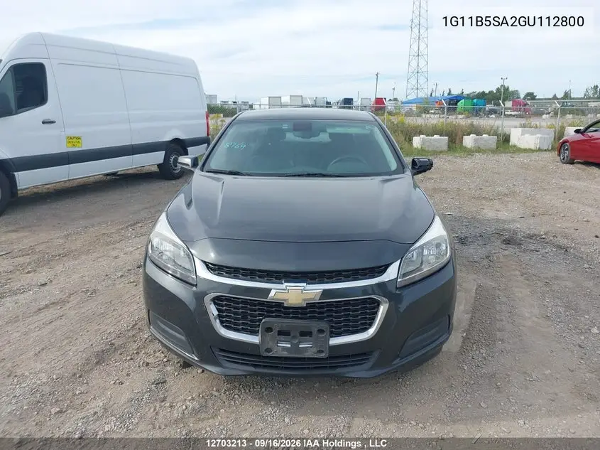 2016 CHEVROLET MALIBU VIN 1G11B5SA2GU112800 — фото 12