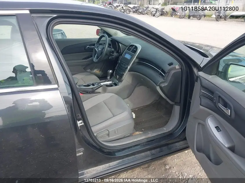 2016 CHEVROLET MALIBU VIN 1G11B5SA2GU112800 — фото 5