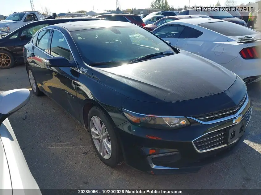 CHEVROLET MALIBU 2016, VIN 1G1ZE5STXGF347915