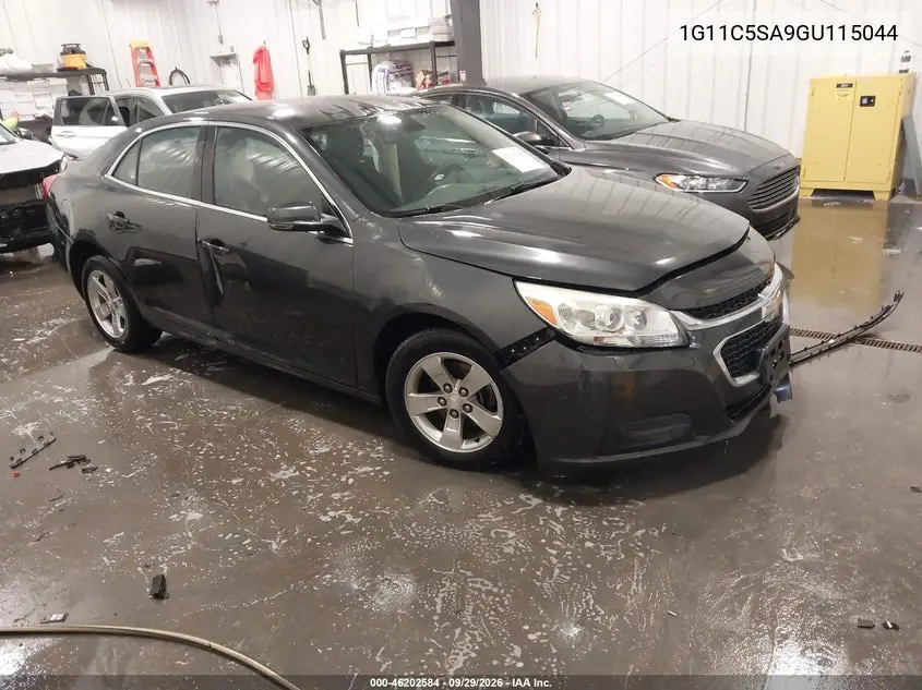 CHEVROLET MALIBU 2016, VIN 1G11C5SA9GU115044