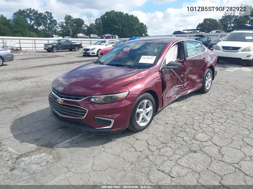 2016 CHEVROLET MALIBU VIN 1G1ZB5ST9GF282922 — фото 2