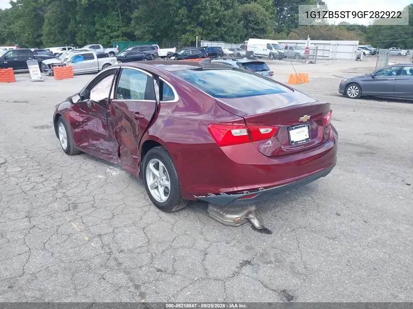 2016 CHEVROLET MALIBU VIN 1G1ZB5ST9GF282922 — фото 3