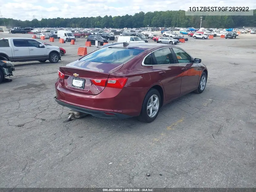 2016 CHEVROLET MALIBU VIN 1G1ZB5ST9GF282922 — фото 4