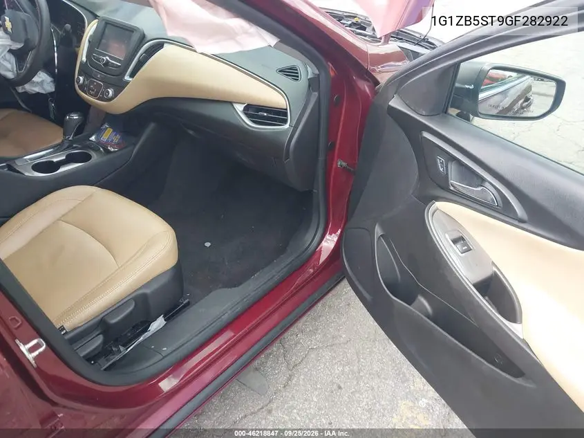 2016 CHEVROLET MALIBU VIN 1G1ZB5ST9GF282922 — фото 5