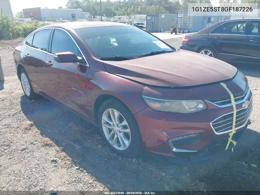 CHEVROLET MALIBU 2016, VIN 1G1ZE5ST8GF187226