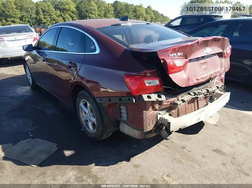 2016 CHEVROLET MALIBU VIN 1G1ZB5ST0GF179467 — фото 3
