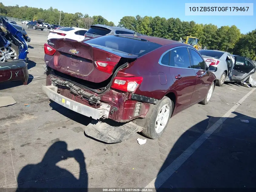 2016 CHEVROLET MALIBU VIN 1G1ZB5ST0GF179467 — фото 4