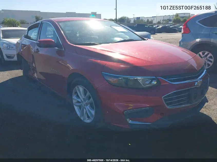 CHEVROLET MALIBU 2016, VIN 1G1ZE5ST0GF265188