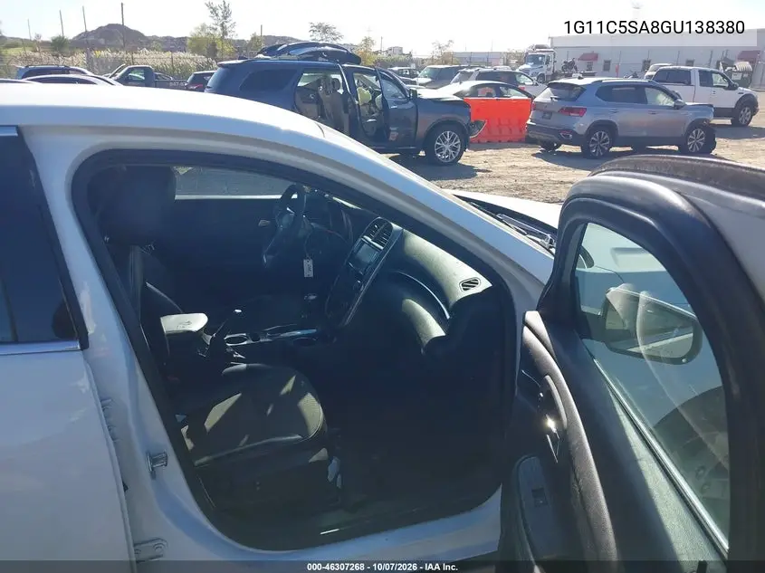 2016 CHEVROLET MALIBU VIN 1G11C5SA8GU138380 — фото 5