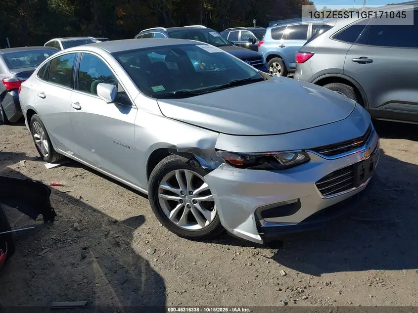 CHEVROLET MALIBU 2016, VIN 1G1ZE5ST1GF171045