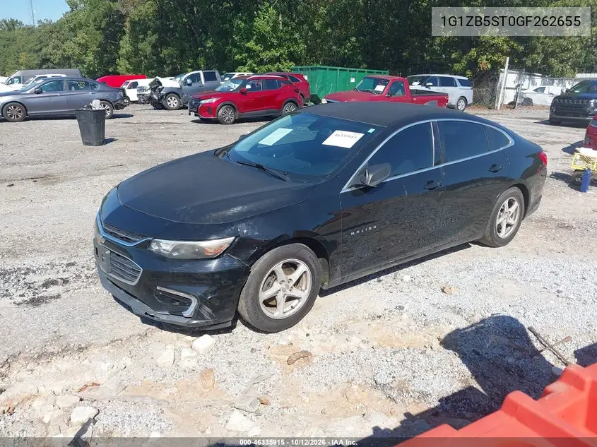 2016 CHEVROLET MALIBU VIN 1G1ZB5ST0GF262655 — фото 2