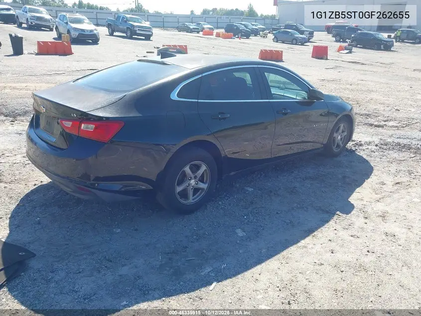2016 CHEVROLET MALIBU VIN 1G1ZB5ST0GF262655 — фото 4