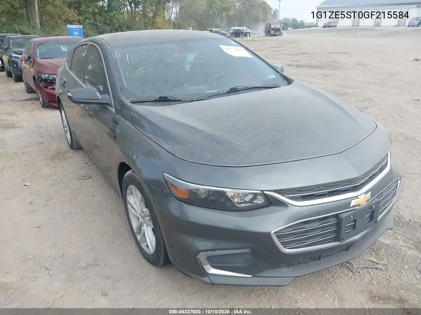 CHEVROLET MALIBU 2016, VIN 1G1ZE5ST0GF215584