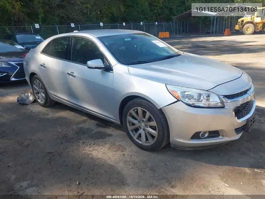 CHEVROLET MALIBU 2016, VIN 1G11E5SA7GF134108
