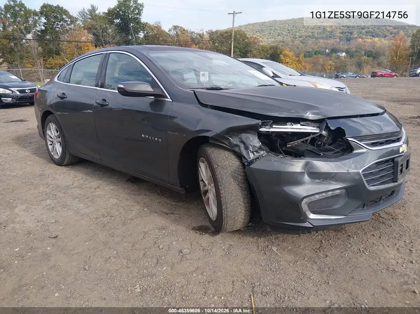 CHEVROLET MALIBU 2016, VIN 1G1ZE5ST9GF214756