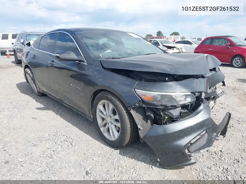 CHEVROLET MALIBU 2016, VIN 1G1ZE5ST2GF261532
