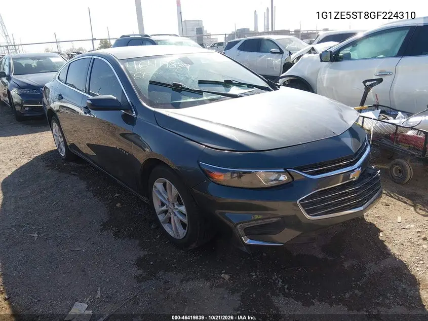 CHEVROLET MALIBU 2016, VIN 1G1ZE5ST8GF224310
