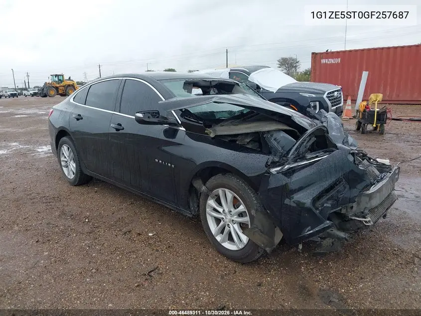 CHEVROLET MALIBU 2016, VIN 1G1ZE5ST0GF257687