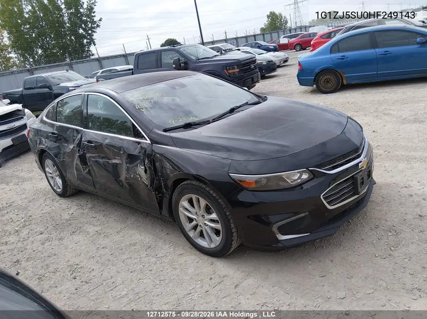 CHEVROLET MALIBU 2017, VIN 1G1ZJ5SU0HF249143