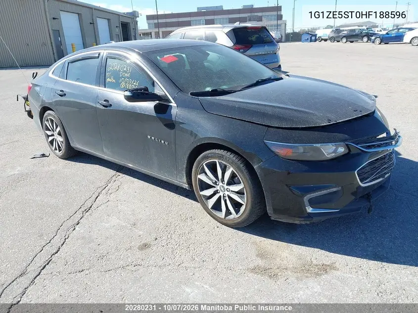 CHEVROLET MALIBU 2017, VIN 1G1ZE5ST0HF188596