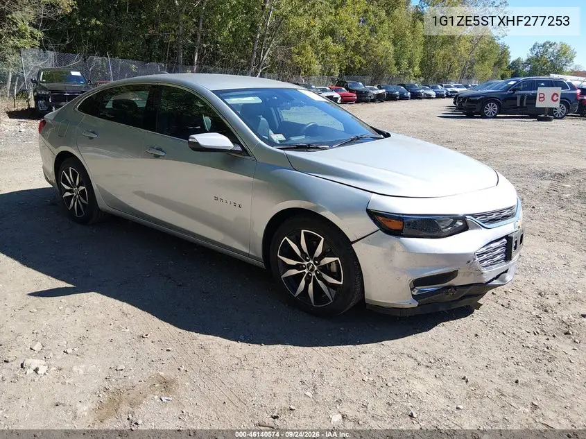 CHEVROLET MALIBU 2017, VIN 1G1ZE5STXHF277253
