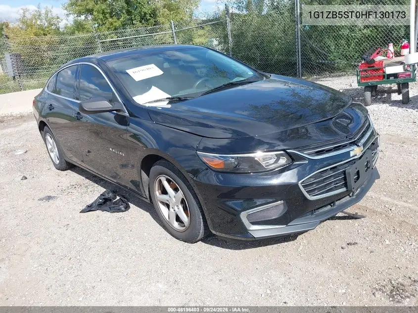 CHEVROLET MALIBU 2017, VIN 1G1ZB5ST0HF130173