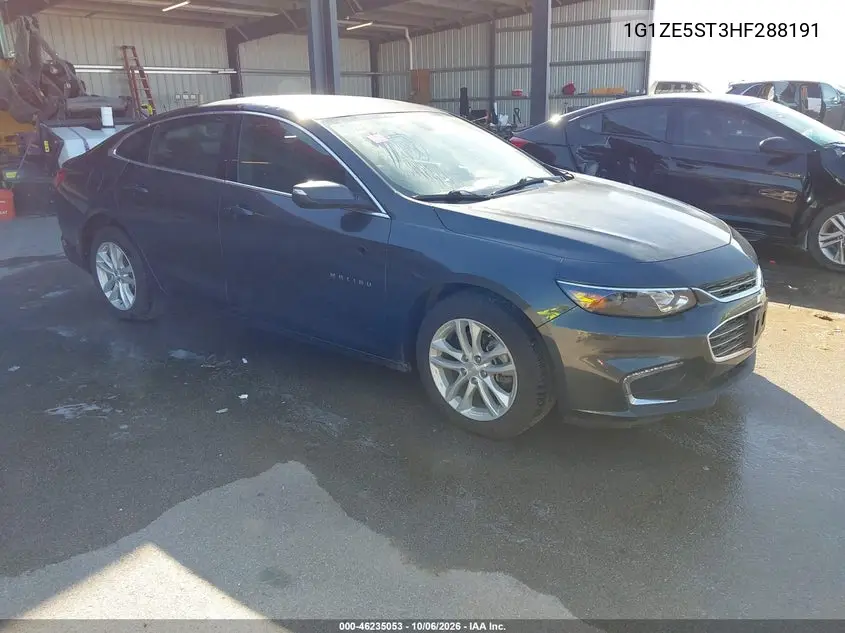 CHEVROLET MALIBU 2017, VIN 1G1ZE5ST3HF288191