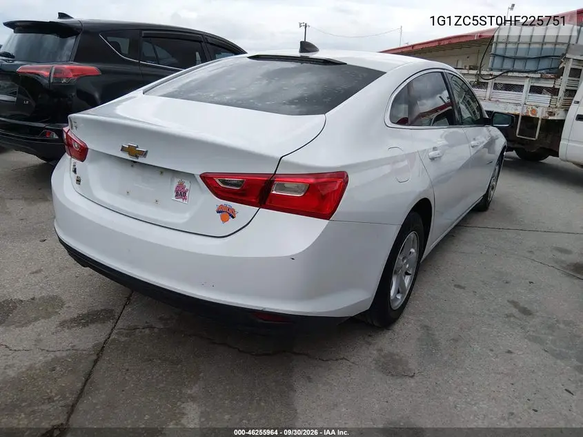 2017 CHEVROLET MALIBU VIN 1G1ZC5ST0HF225751 — фото 4