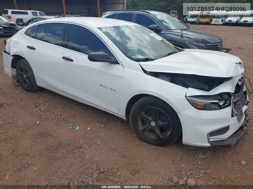 CHEVROLET MALIBU 2017, VIN 1G1ZB5ST4HF285096