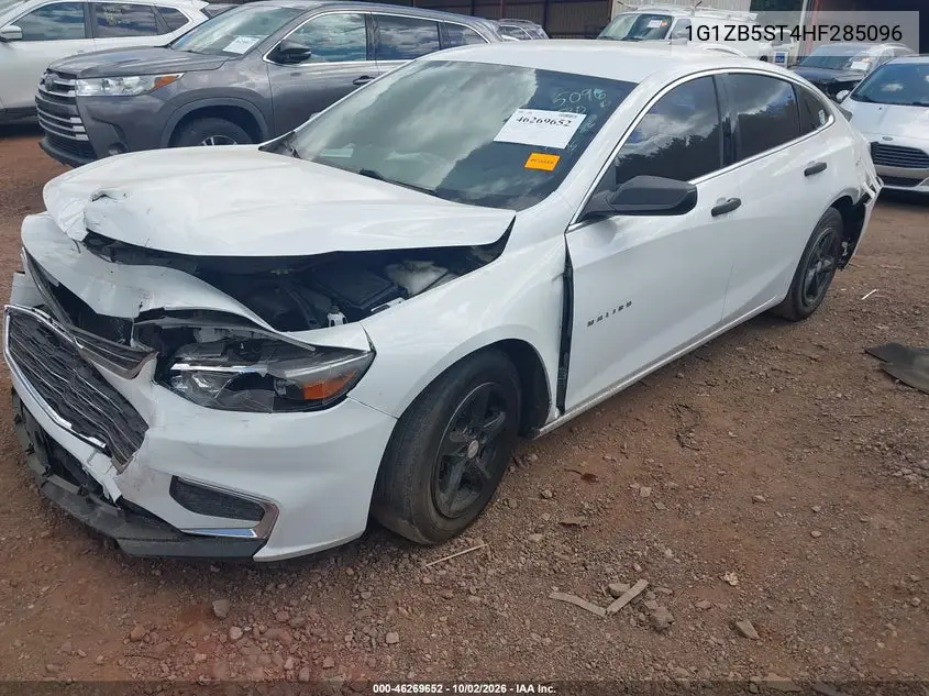 2017 CHEVROLET MALIBU VIN 1G1ZB5ST4HF285096 — фото 2