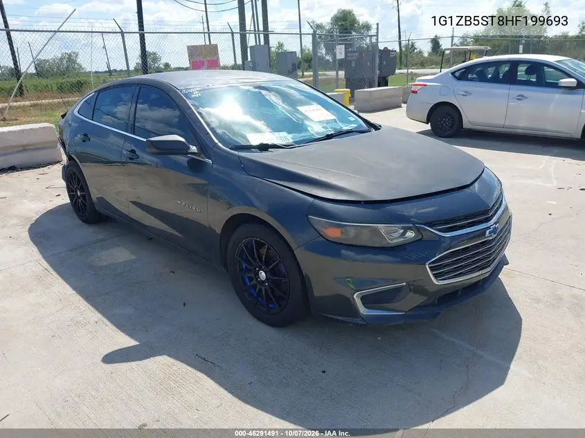 CHEVROLET MALIBU 2017, VIN 1G1ZB5ST8HF199693