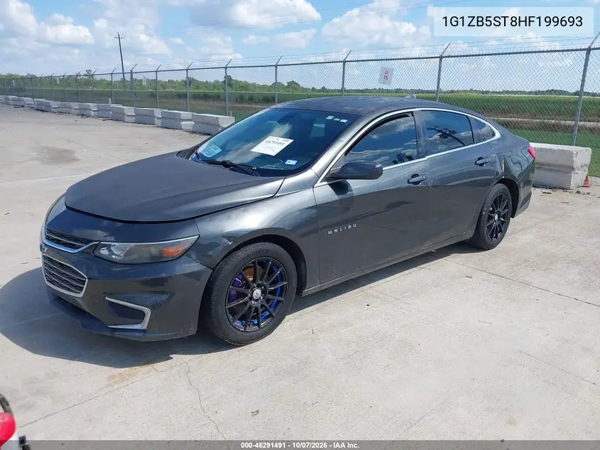 2017 CHEVROLET MALIBU VIN 1G1ZB5ST8HF199693 — фото 2