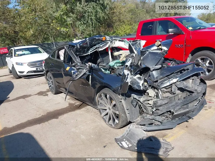 CHEVROLET MALIBU 2017, VIN 1G1ZB5ST3HF155052