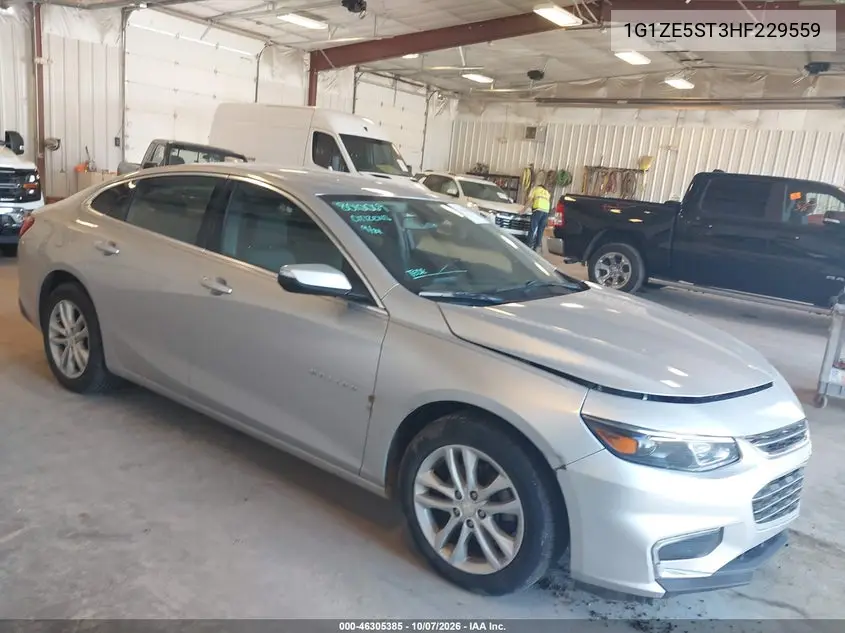 CHEVROLET MALIBU 2017, VIN 1G1ZE5ST3HF229559