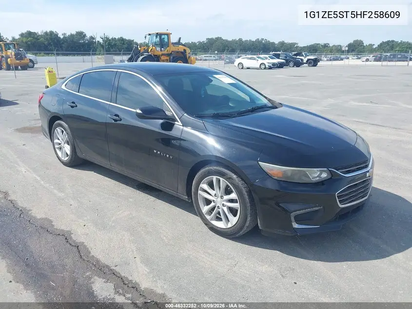 CHEVROLET MALIBU 2017, VIN 1G1ZE5ST5HF258609