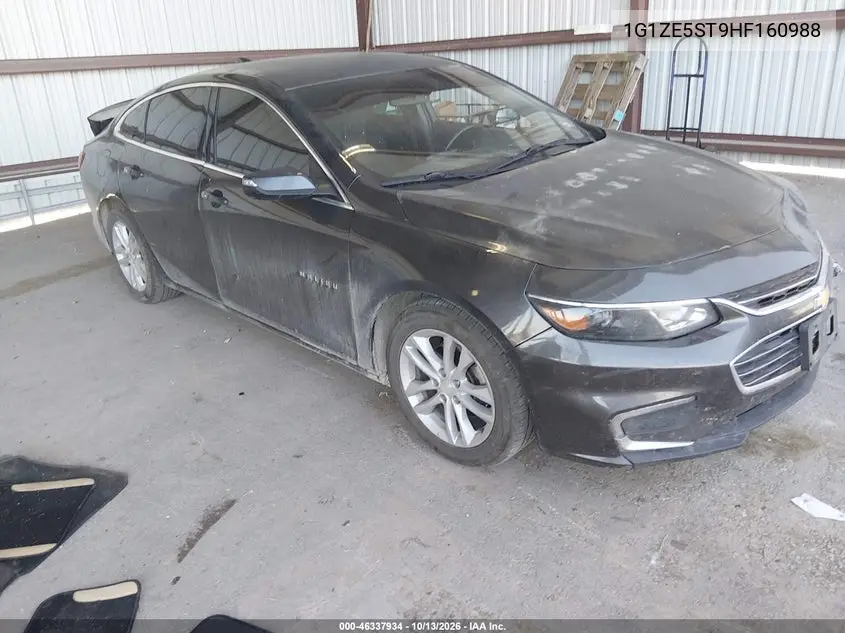 CHEVROLET MALIBU 2017, VIN 1G1ZE5ST9HF160988