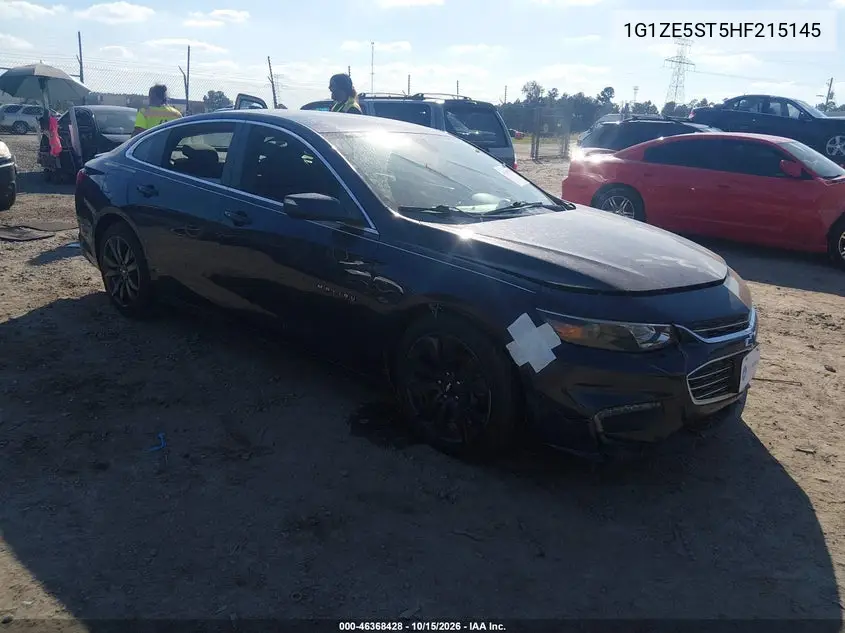 CHEVROLET MALIBU 2017, VIN 1G1ZE5ST5HF215145
