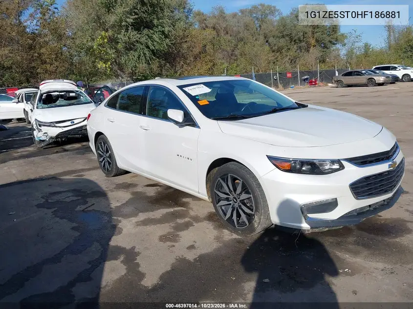 CHEVROLET MALIBU 2017, VIN 1G1ZE5ST0HF186881