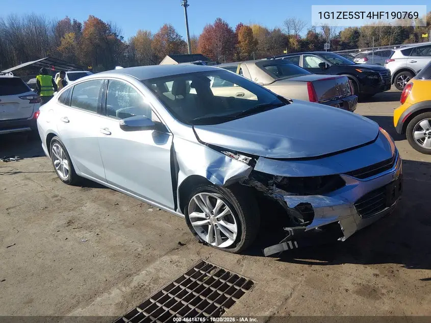 CHEVROLET MALIBU 2017, VIN 1G1ZE5ST4HF190769