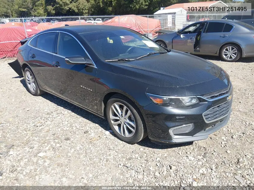 CHEVROLET MALIBU 2017, VIN 1G1ZE5ST3HF251495
